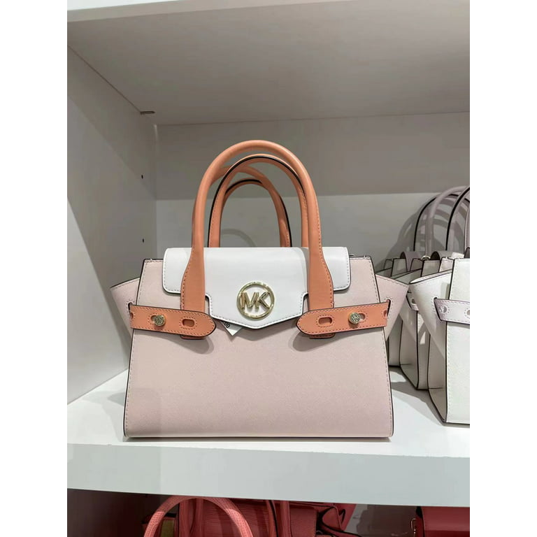 Michael Kors - Dear Valentine: our pretty pink handbags, like the Carmen  satchel, are guaranteed to put a smile on her face.   #MichaelKors #ValentinesDay
