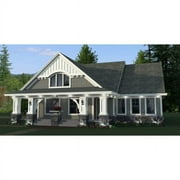 The House Designers: THD-9669 Builder-Ready Blueprints to Build a House Plan with Crawl Space Foundation (5 Printed Sets)