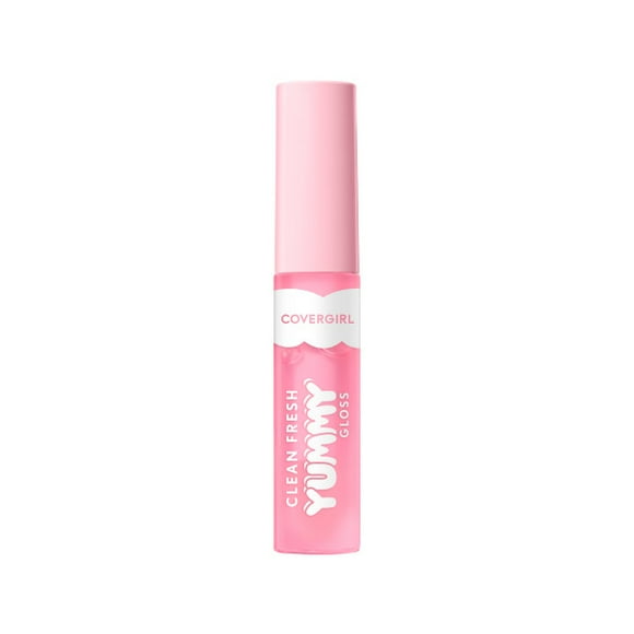 COVERGIRL Clean Fresh Yummy Gloss infused with Hyaluronic Acid and naturally-derived Antioxidants, clean, vegan and gluten-free