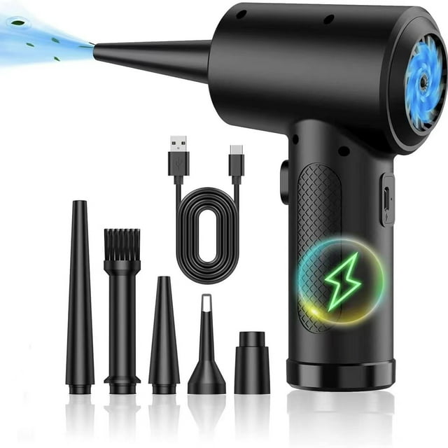 Wireless USB Rechargeable High-Power Car & Home Handheld Blower - Portable Dust Cleaning Tool for Keyboard, Vehicle & Daily Use - Premium Durable Material - Single Blowing Function Device