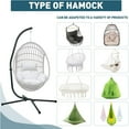 thumbnail image 4 of Bilot Hammock Steel Stand C-Stand for Hanging Hammock Chairs - 300 Pound Capacity, 4 of 8