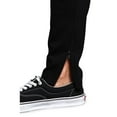 thumbnail image 4 of G-Style USA Men's Hip Hop Slim Fit Track Pants - Athletic Jogger with Side Stripe - Black/Off-White - Small, 4 of 6