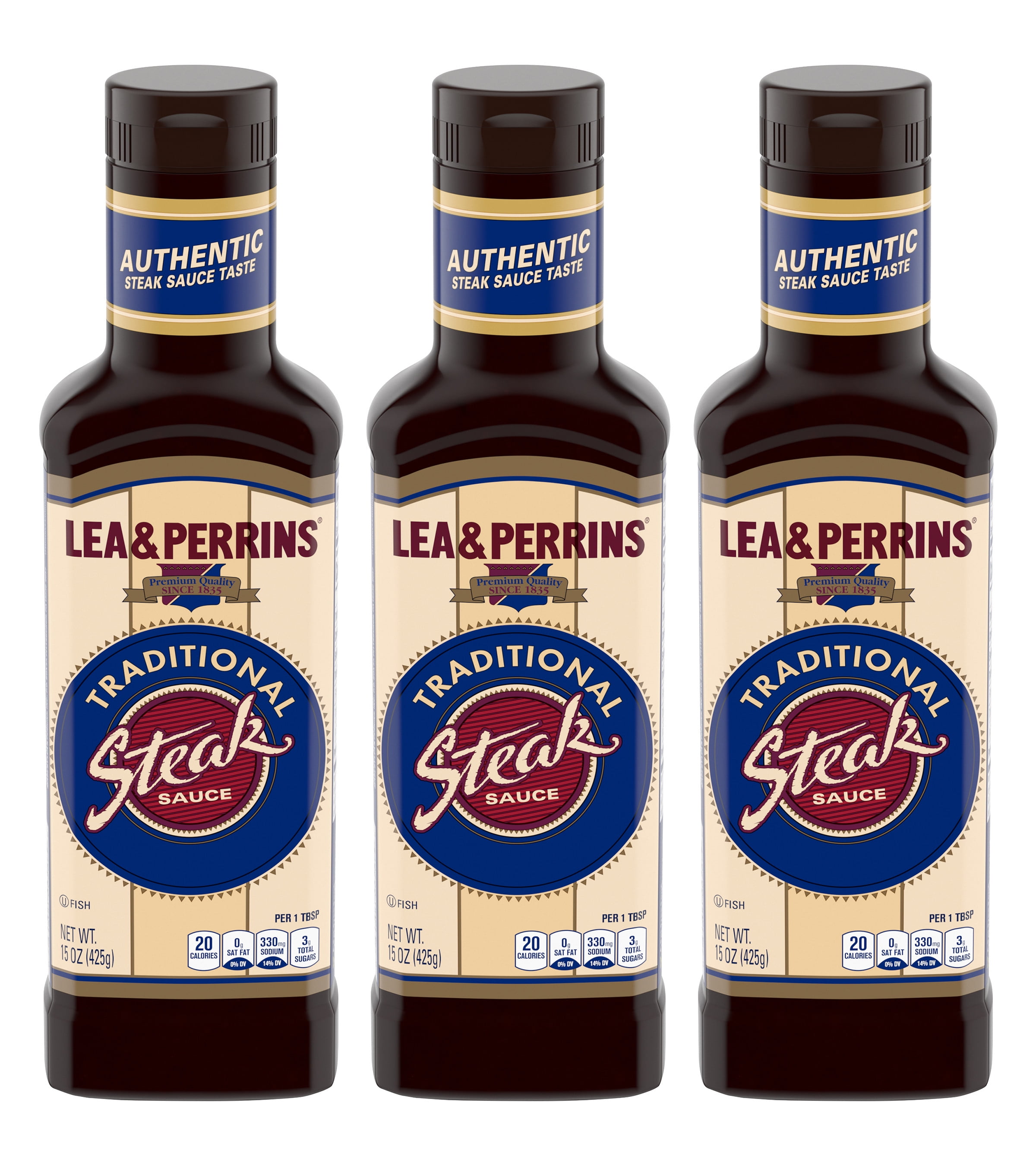 Lea & Perrins Traditional Steak Sauce, 15 oz. (3-Pack) 