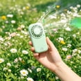 thumbnail image 5 of Portable Handheld Fan,Battery Powered USB Rechargeable Fan Cooling Fans that Blow Cold Air Personal Fan with Power Bank (Black), 5 of 5
