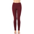 thumbnail image 2 of Womens High Waist Cotton Full Length Ankle Leggings, 2 of 7