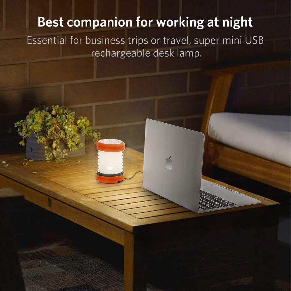 Thorfire LED Camping Lantern Lights Hand Crank USB Rechargeable Collapsible Mini Flashlight Emergency Torch Night Light Tent Lamp for Camping Hiking Tent Garden