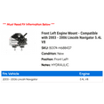 thumbnail image 2 of Front Left Engine Mount - Compatible with 2003 - 2006 Lincoln Navigator 5.4L V8 2004 2005, 2 of 2