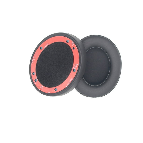 Methold 2 almohadillas de esponja para auriculares, almohadillas de cuero para juegos montadas en la cabeza, cubierta transpirable, Type3 NO3