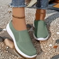 thumbnail image 5 of ibiyuan Orthopedic Shoes for Women Arch Support Women Walking Shoes Knit Upper Embroidery Closed Toe on Walking Sneakers for Women Lightweight Hands Free Womens Mary Jane Shoes Pull-On Shoes, 5 of 8