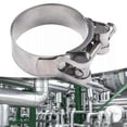 thumbnail image 4 of Heavy-Duty Stainless Steel T-Bolt Exhaust Clamp - Hose Pipe Clamp for High Pressure Applications js, 4 of 4