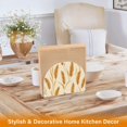 thumbnail image 6 of Yayeee Napkin Holder for Table Kitchen Paper Tissue Organization, Wheat Ears Pattern, 6 of 8