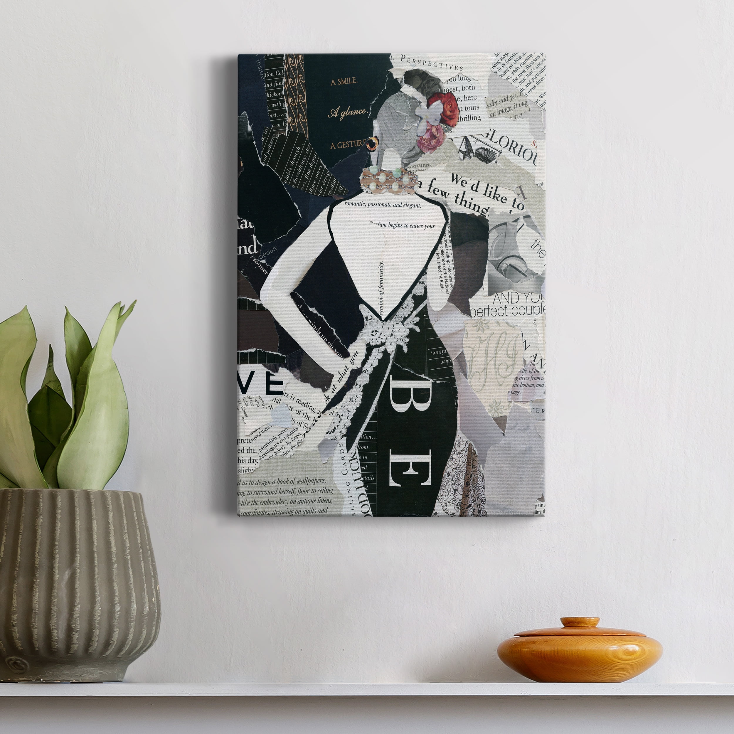 Fashion Mosaic II Premium Gallery Wrapped Canvas - Ready to Hang - 40 x 60