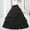 Black, variant on DuoJiaJ Women's A Line Petticoats Floor Length Wedding Petticoats Skirts Prom Dresses Skirts Skirts For Women Black One Size
