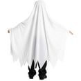 thumbnail image 3 of Joyfy Ghost Costumes for Kids, Scary Halloween Costume for Boys, Smile Ghost Costume with Pumpkin Basket for Toddler Halloween Spooky Trick-or-Treating Role Playing Cosplay 3-7 Years, 3 of 10