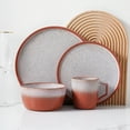 thumbnail image 2 of Stone Lain Vince 32-Piece Dinnerware Set Stoneware, Red, 2 of 6