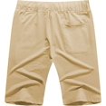 thumbnail image 2 of Pantalones cortos casuales para hombre Pantalones cortos elásticos con bolsillo activo para gimnasio khkai2xl ER, 2 of 5