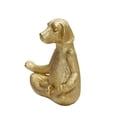 thumbnail image 2 of Sagebrook Home Polyrésine 7" Chien de Yoga, Or, 2 of 4