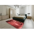 thumbnail image 5 of Ahgly Company Machine Washable Indoor Rectangle Transitional Cranberry Red Area Rugs, 8' x 10', 5 of 7