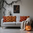 thumbnail image 6 of Sanmadrola Fall Pillow Covers 18x18 Throw Pillow Cases Set of 2 Halloween Thanksgiving Autumn Decorations Pumpkin Soft Plush Faux Fur Wool Couch Cushion Case for Sofa Bedroom Living Room Home Decor, 6 of 7