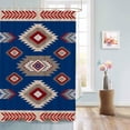 thumbnail image 4 of Aztec Southwest Shower Curtain, Ethnic Style Design Geometric Shower Curtain Set with Hooks, Spring Summer Waterproof Fabric Shower Curtains for Bathroom Decor, 72x72 Inch Bath Curtain, 4 of 6