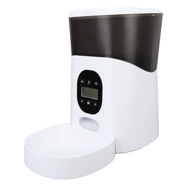 Alimentation Automatique pour Animaux de Compagnie, Distributeur de Nourriture pour Chien Facile à Utiliser avec Fonction Quantitative de Synchronisation d'Enregistrement pour l'Intérieur
