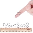 thumbnail image 2 of Elite - Paquete de 150 ganchos en forma de S de acero inoxidable 304 para colgar en cocina, baño, dormitorio y oficina, 27 x 12 x 2 mm, 2 of 5