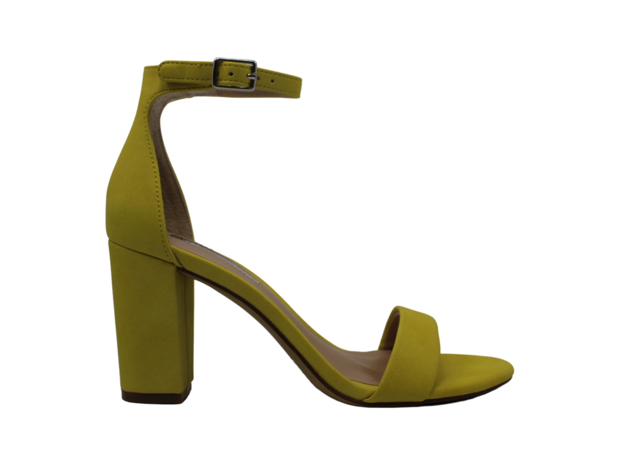 INC International Concepts Womens Kivah Fabric Open Toe Casual, Yellow