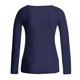 thumbnail image 5 of Blusa de mujer transparente de manga larga con malla, sin costuras, de poliéster, tallas S-XXL, 5 of 5