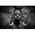 thumbnail image 2 of Yosifov, Svetlin 32x23 Black Ornate Wood Framed with Double Matting Museum Art Print Titled - No Mursi, 2 of 4