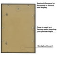 thumbnail image 4 of Americanflat 20x28 Picture Frame with Polished Plexiglass Streamline Collection Thin Border Wall - Black, 4 of 7