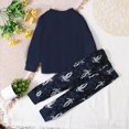 thumbnail image 3 of ZIXKCGDSE Toddler Baby Boy Clothing Sets Crewneck Long Sleeve Tops and Pants Kids 2pcs Outfits Size 3-4 Years, 3 of 4