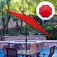 thumbnail image 2 of Toldo de repuesto Toystoory para sombrilla de 10 pulgadas cubierta para Patio exterior impermeable rojo, 2 of 6