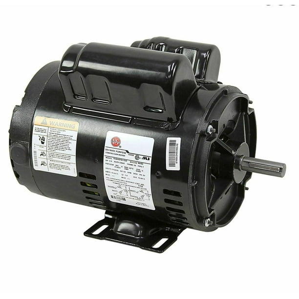 2 HP SPL Compressor Duty Electric Motor 3450 RPM 56 Frame 5/8" Shaft