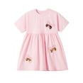 thumbnail image 1 of AJZIOJIRO Toddler Girls Casual Cartoon Dress Baby Kids Summer Party Princess Skirt 2-7Y, 1 of 9
