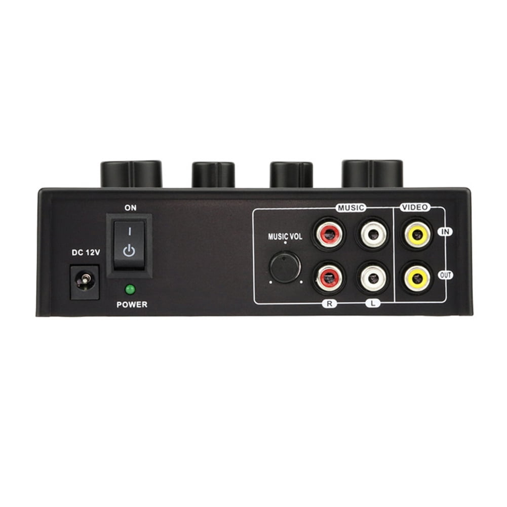 Pro Portable Mini Digital Audio Sound Karaoke Echo Mixer System Machine