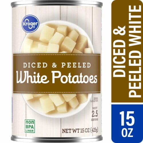 KR Diced & Peeled White Potatoes 15 oz