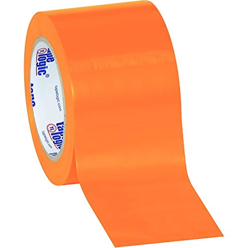 Tape Logic Orange Solid Vinyl Safety Tape 3" x 36 Yard Roll (16 Roll/Case)