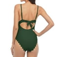 thumbnail image 3 of Anferry Women's Scalloped One-Piece Swimsuit Monokini Swimwear, 3 of 6