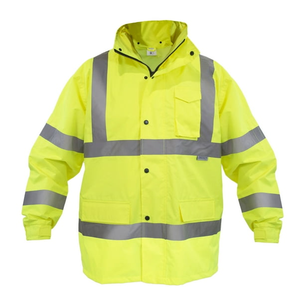 JORESTECH Heavy Duty Safety Rain Jacket (2XL) Waterproof Reflective
