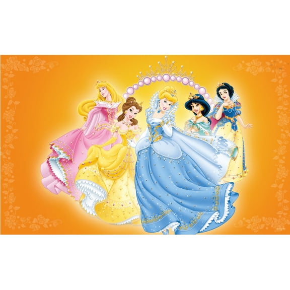 Diamond Art DIY 5D Diamond Painting Kits for Adults and Kids Full Drill Arts Craft by Number Kits for Beginner Home Decoration Cartoon Princess 12x16 inch