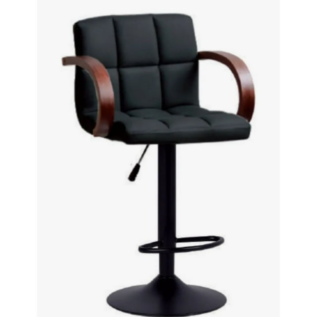 Banco Dionisio 45 Pu Negro Base Negra Con Brazos