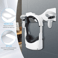 thumbnail image 5 of Allnice VR Headset Wall Mount Storage Stand Hook for Quest 2, Aluminum Alloy VR Headsets & Controllers Wall Display Rack, White, 5 of 7