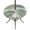 Olive, Forest, White, variant on Round Outdoor Tablecloth with Umbrella Hole and Zipper, Green Palm Leaves Tablecloth with Elastic Waterproof, Summer Botanical Tropical Plants Patio Table Covers for 36" - 44" Picnic Pool Tables