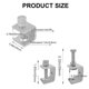 thumbnail image 3 of multifunction 304 Steel C Clamps Small 20mm Tigers Clamps Miniature 20mm Tigers Clamps Simple Installs for Secure Woodworking, 3 of 4