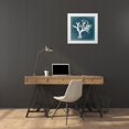 thumbnail image 3 of Vision Studio 20x20 White Modern Wood Framed Museum Art Print Titled - Azure Coral II, 3 of 4