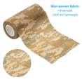 thumbnail image 3 of Camouflage Tape 4" x 5 Yards, 3 Pack Self Adhesive Protective Camo Tape Wrap Waterproof Bandage, Desert, 3 of 5