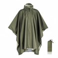 thumbnail image 1 of Two sets Three-in-one Cape Raincoat Adult Outdoor Hiking And Mountaineering Riding Lightweight Portable Multifunctional Poncho, 1 of 3