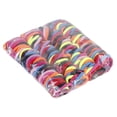 thumbnail image 4 of 100 Piezas de Lazo para El Cabello, Banda Suave, Anillos Gruesos para El Cabello, Elásticos, Cola de Caballo , Color mezclado 7cm Baoblaze Gomas para el pelo elásticas, 4 of 8