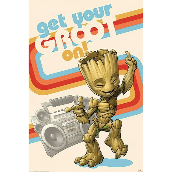 Guardians Of The Galaxy Vol. 2 - Movie Poster / Print (Get Your Groot On)