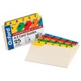 thumbnail image 1 of Oxford Laminated Index Card Guides, Alpha, 1/5 Tab, Manila, 3 x 5 Inches, 25 per Set (03514), 1 of 1